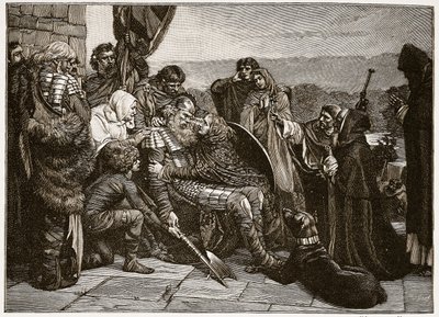The Death of Siward (Illustration from 